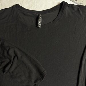 Athleta Mens Black Modal Blend Long Sleeve Relaxed Fit Top XL 631815-00